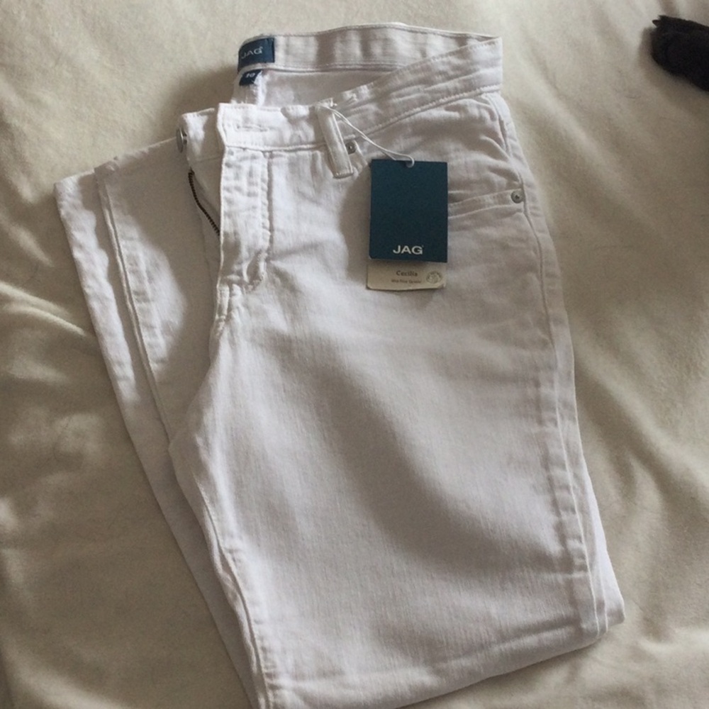 Jag Jeans White Denim Pants - Clean White